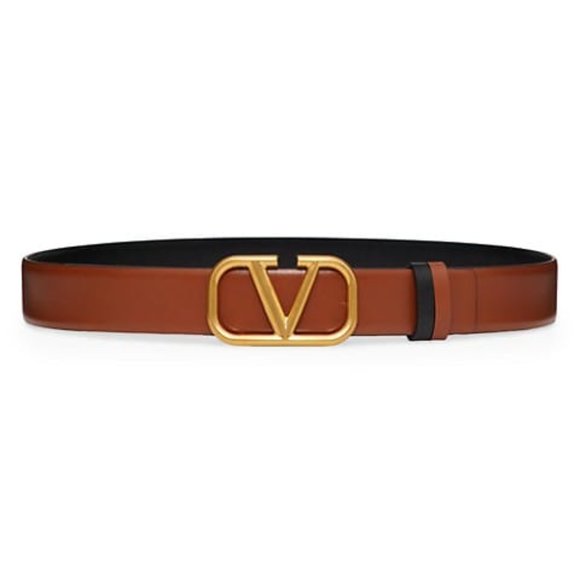 New Valentino Garavani V Logo Reversible Leather Belt - Size 95 cm, Retail $590 main image 13